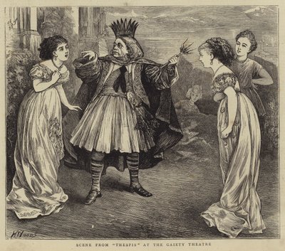 Scène de Thespis au Gaiety Theatre - Henry Woods